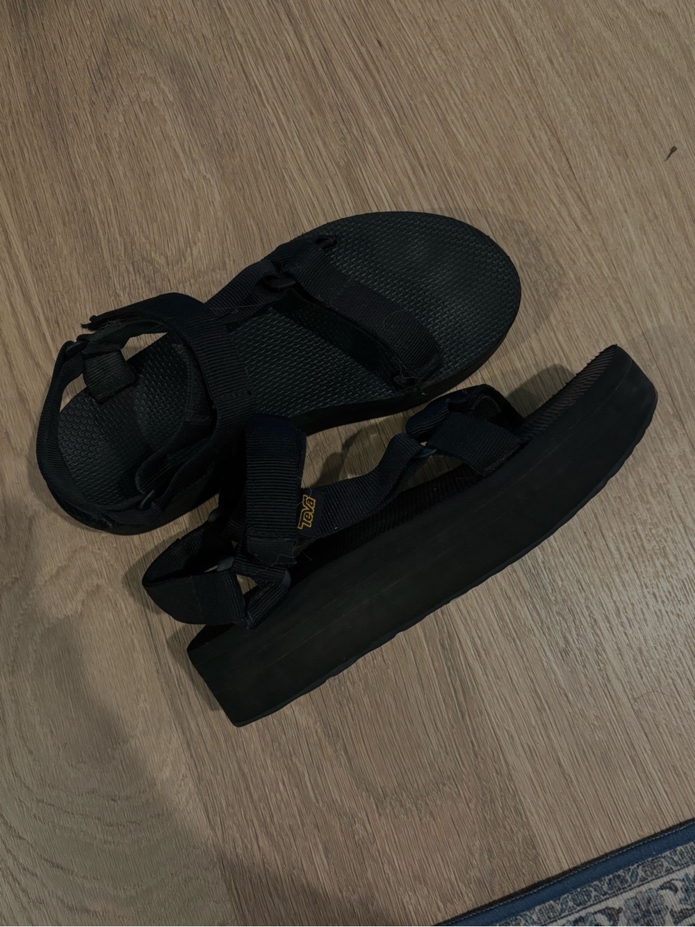 Teva Women's Black Platform Sandals